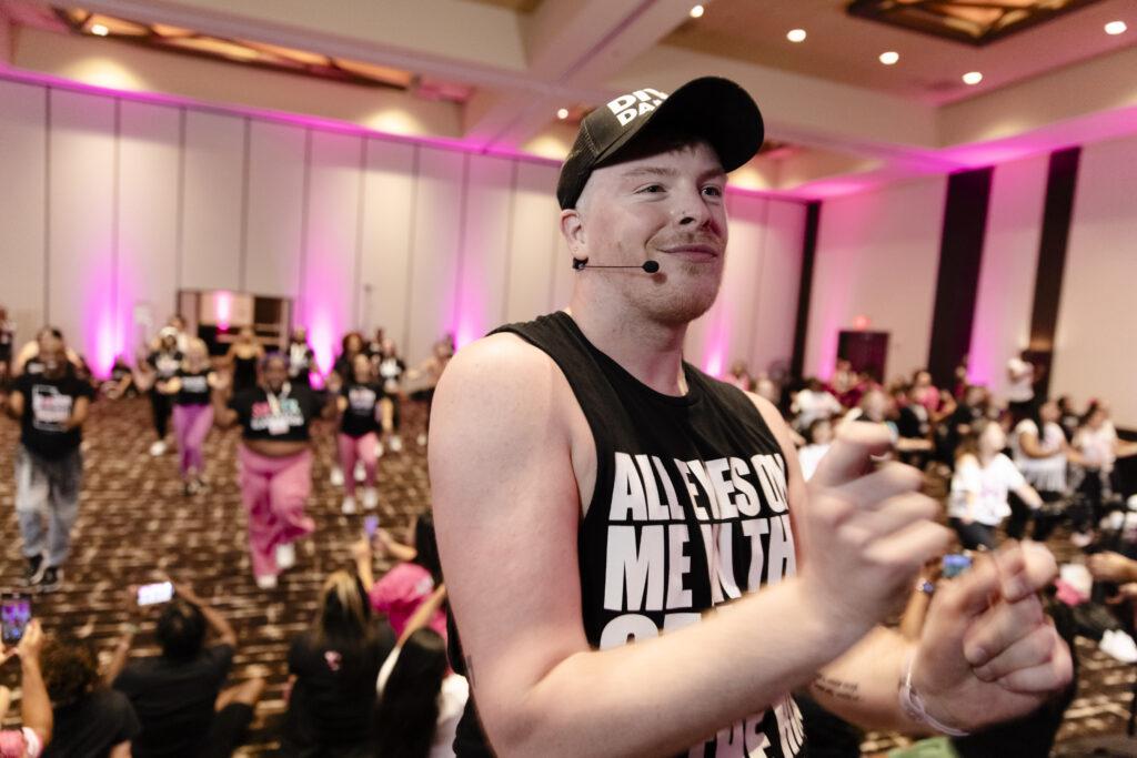 DivaDance franchise owners and community members celebrating together at Slaycation convention in Las Vegas